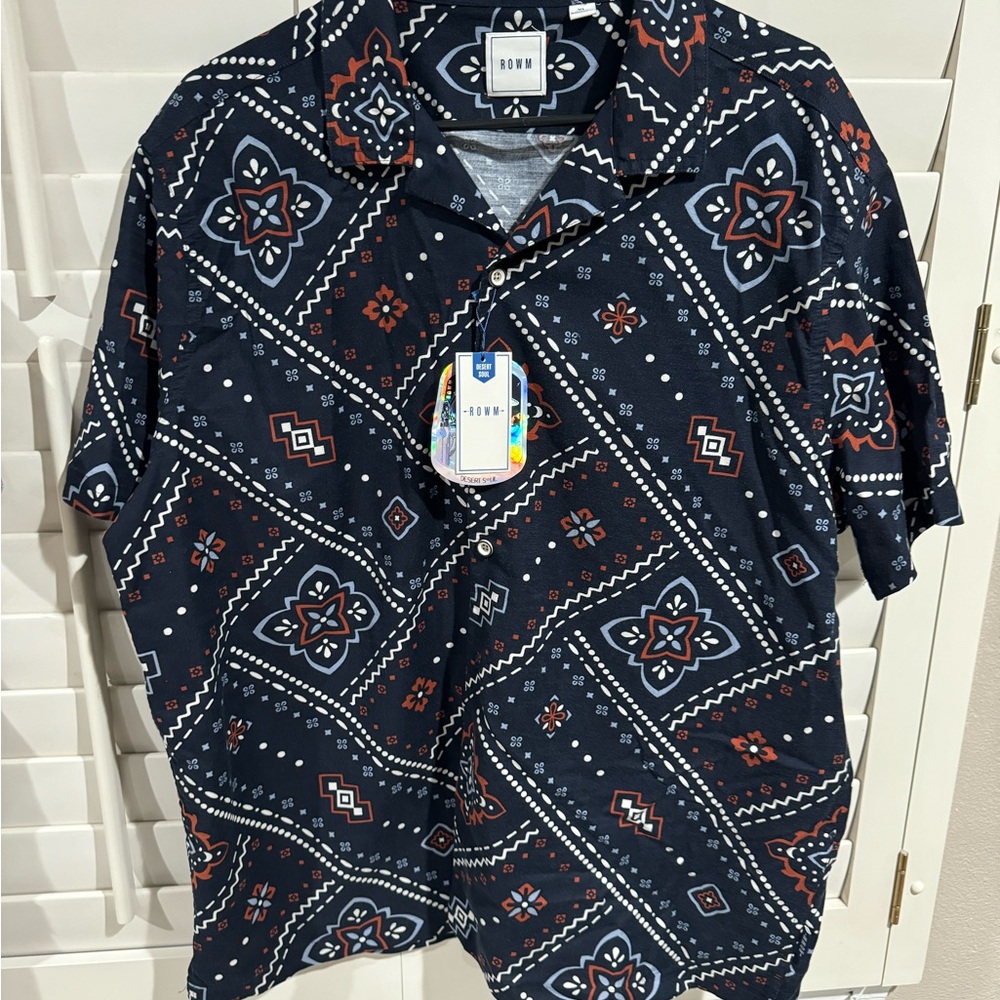Rown XL camp shirt